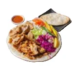 Any Kebab with Veggie Combination